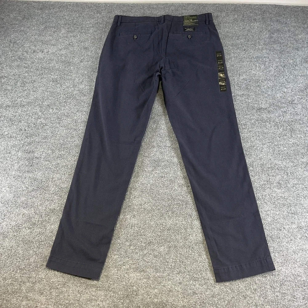 Banana Republic Mason Stretch Chino Pants 31x32 Navy Slim Casual Mens NEW
